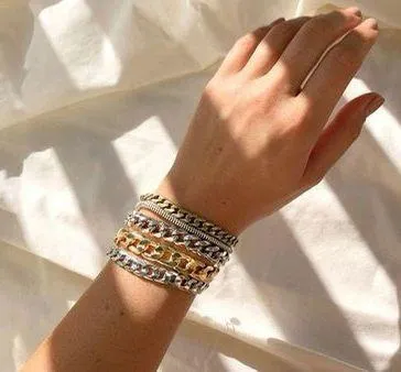 NWT Mixed Metal Layered Bracelet