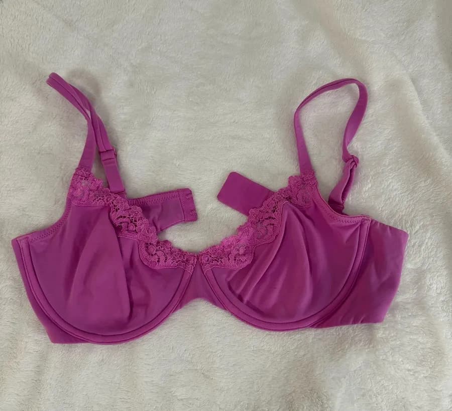 SKIMS pink bra