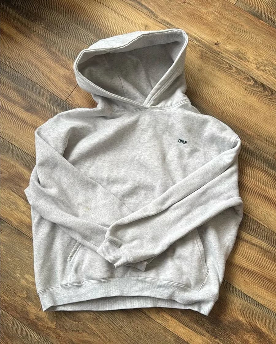 Oner Active Light Gray Marl Foundations Hoodie
