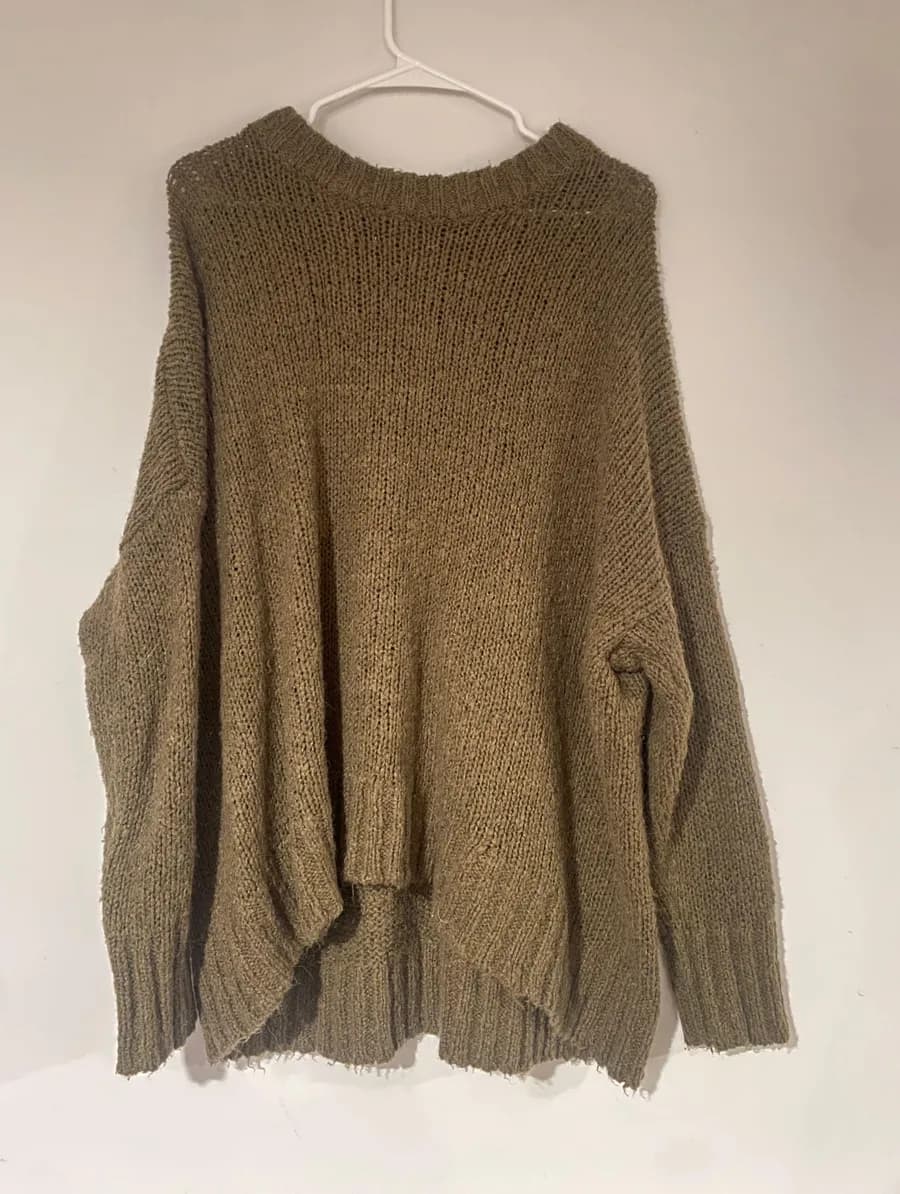 Olive Oversized Sweater