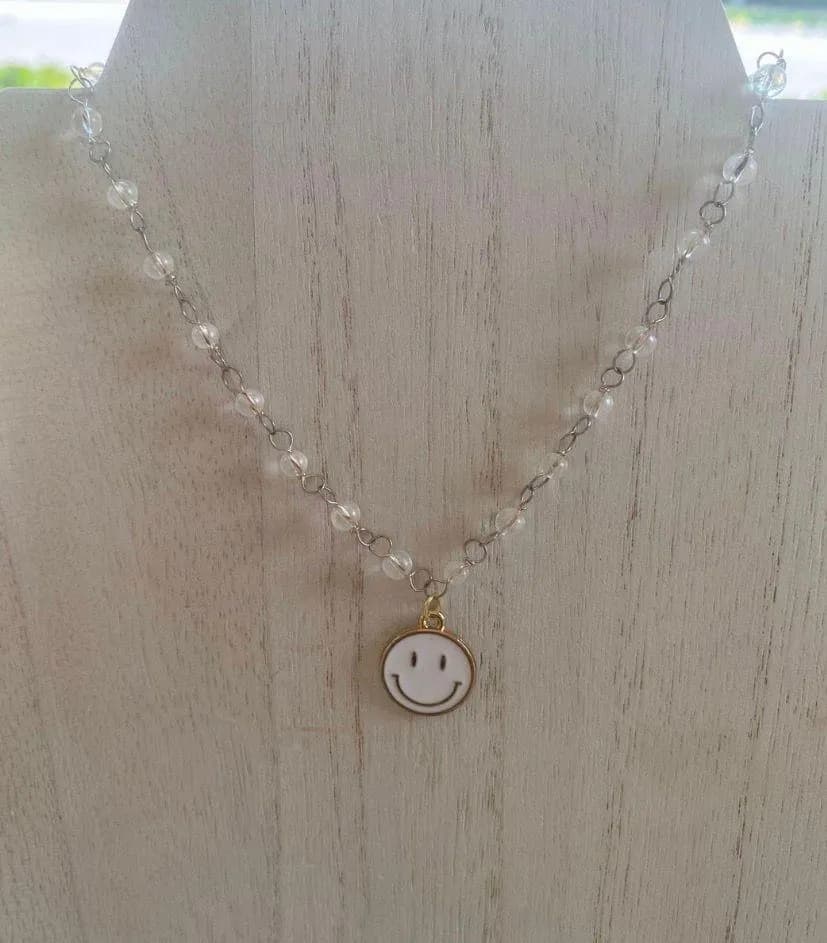 smiley face necklace