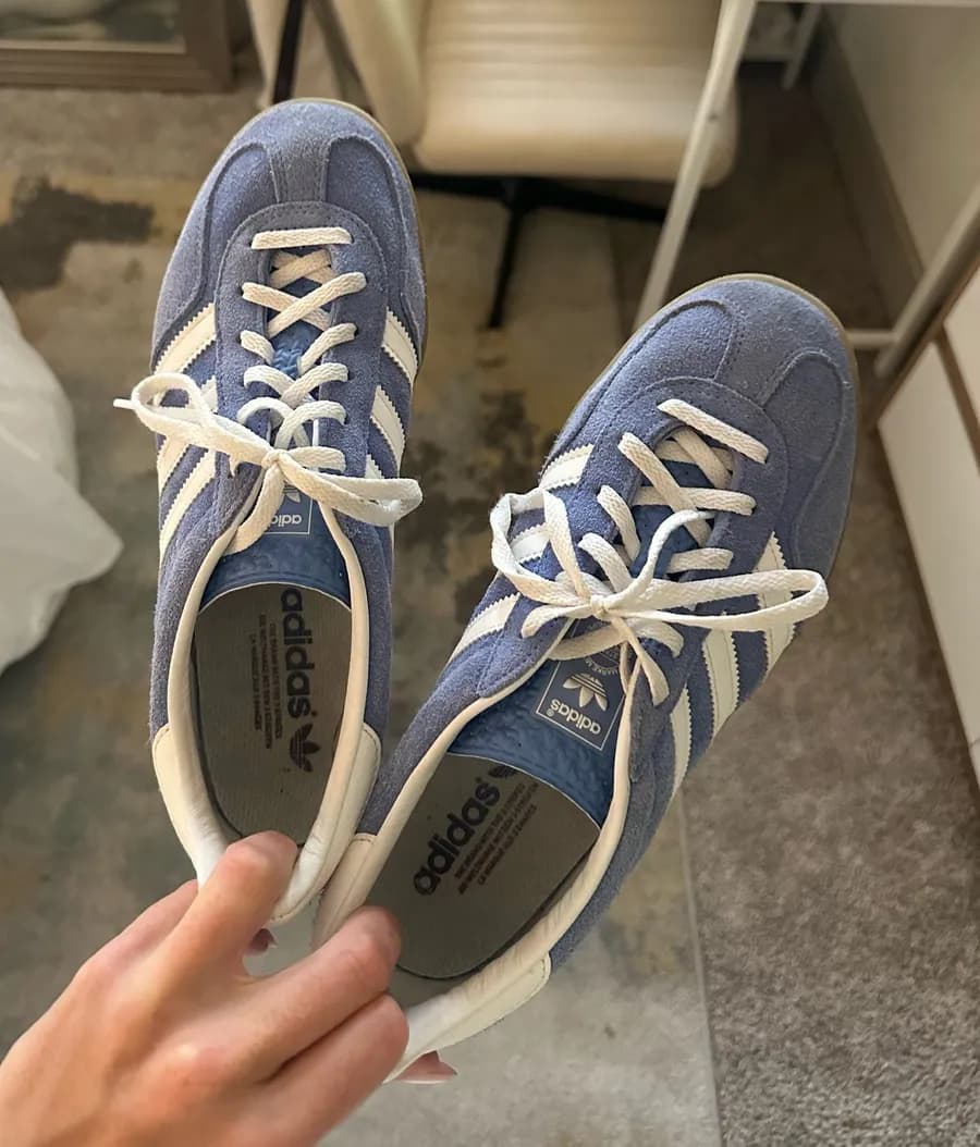 Adidas Samba Sneakers blue suede