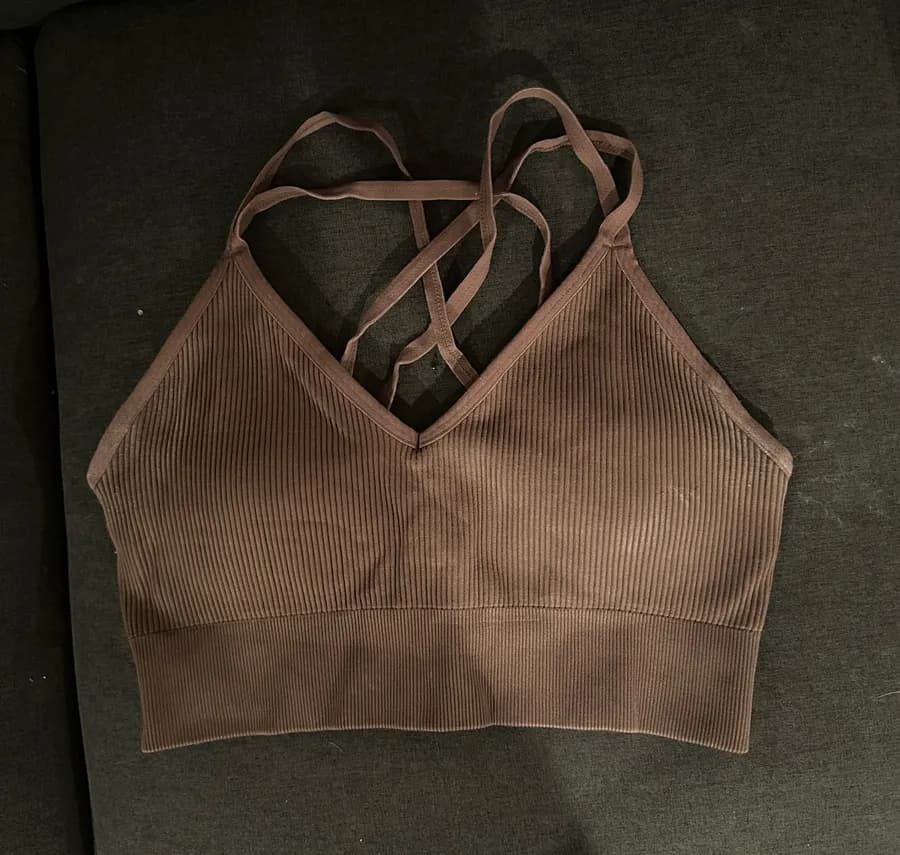 Aerie Sports Bra Ribbed