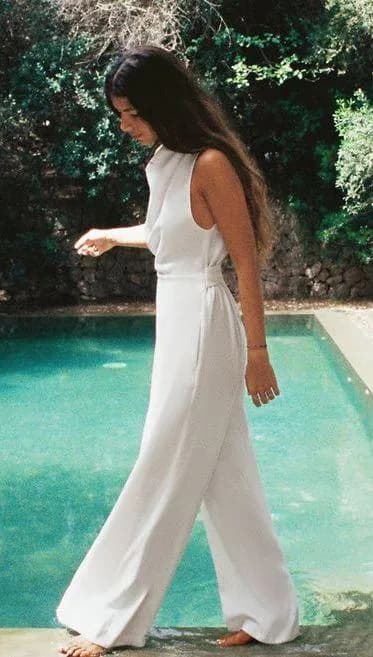 jumpsuit white romper kaftan