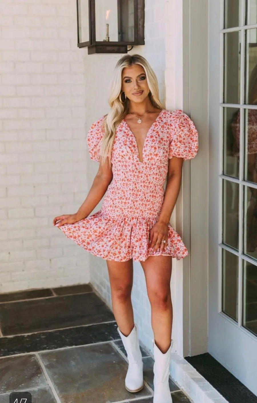 Floral Smocked Dress