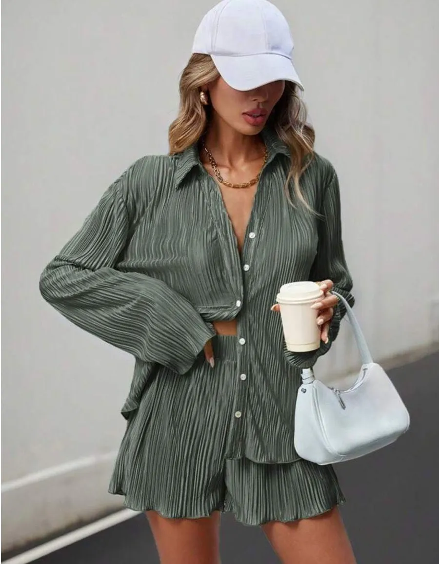 Pleated Set