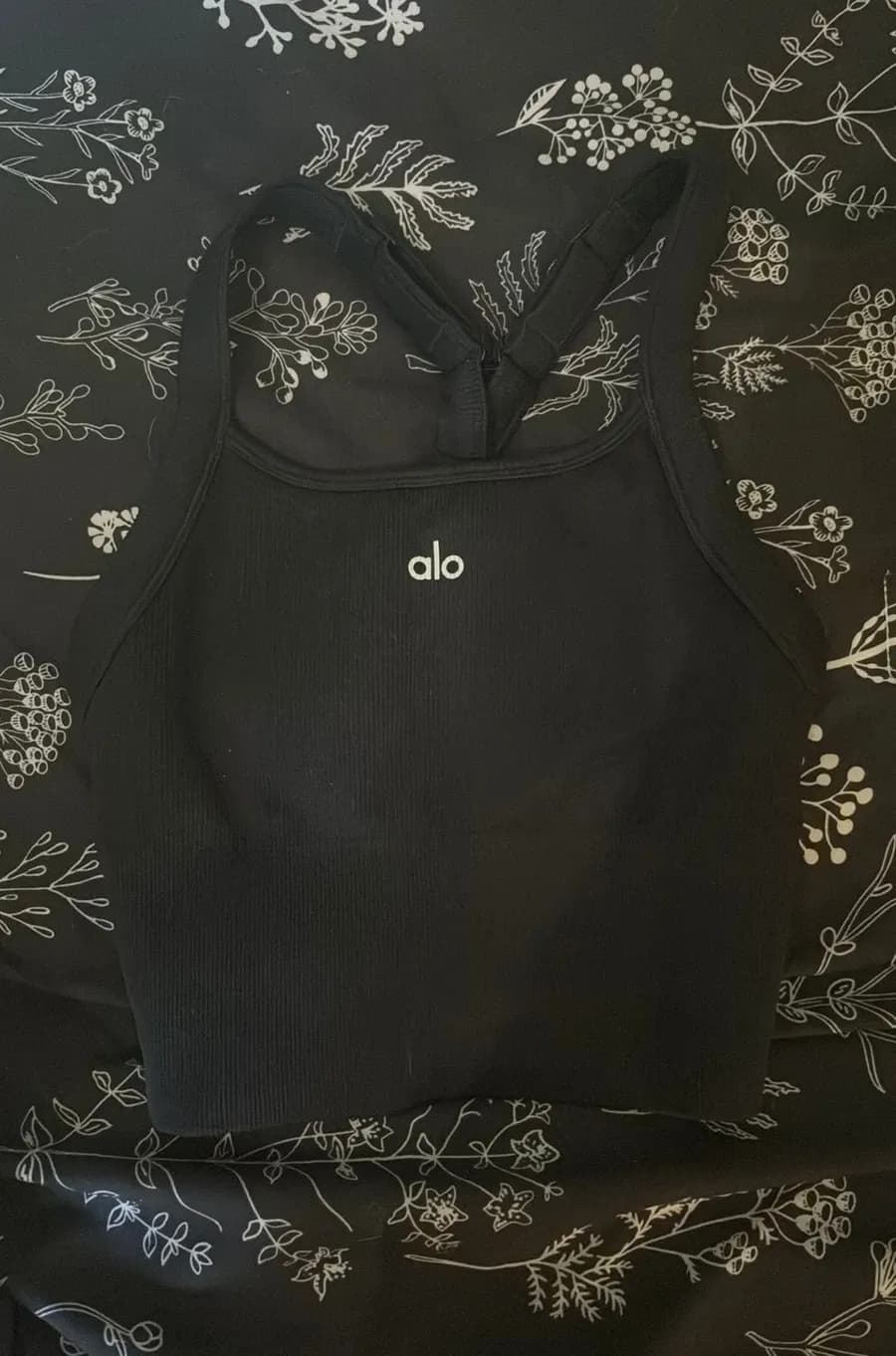 Black Alo Sports Yoga Bra