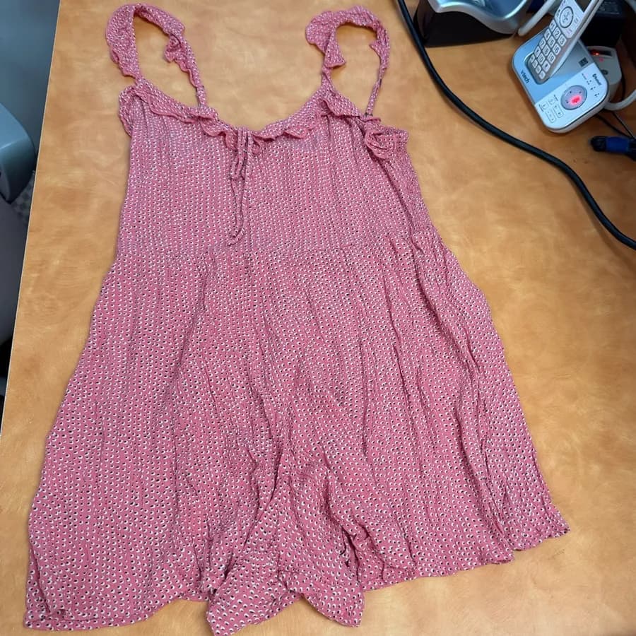 Billabong Pink Patterned Jumpsuit