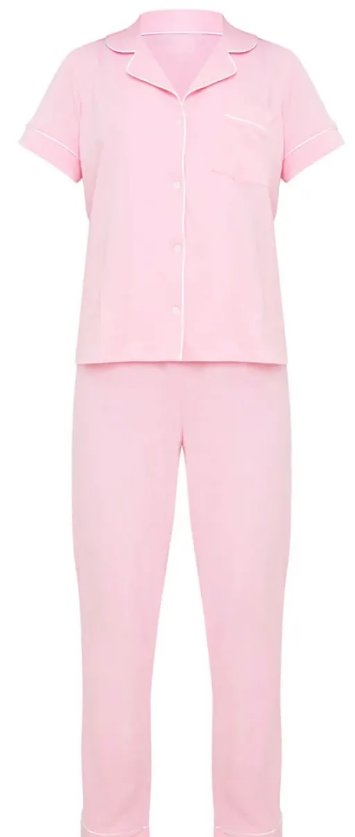 | Button Down PJ Set