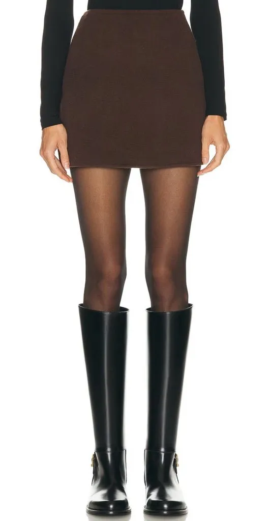NWT L'ACADEMIE by Marianna Milly Wool Mini Skirt size XS