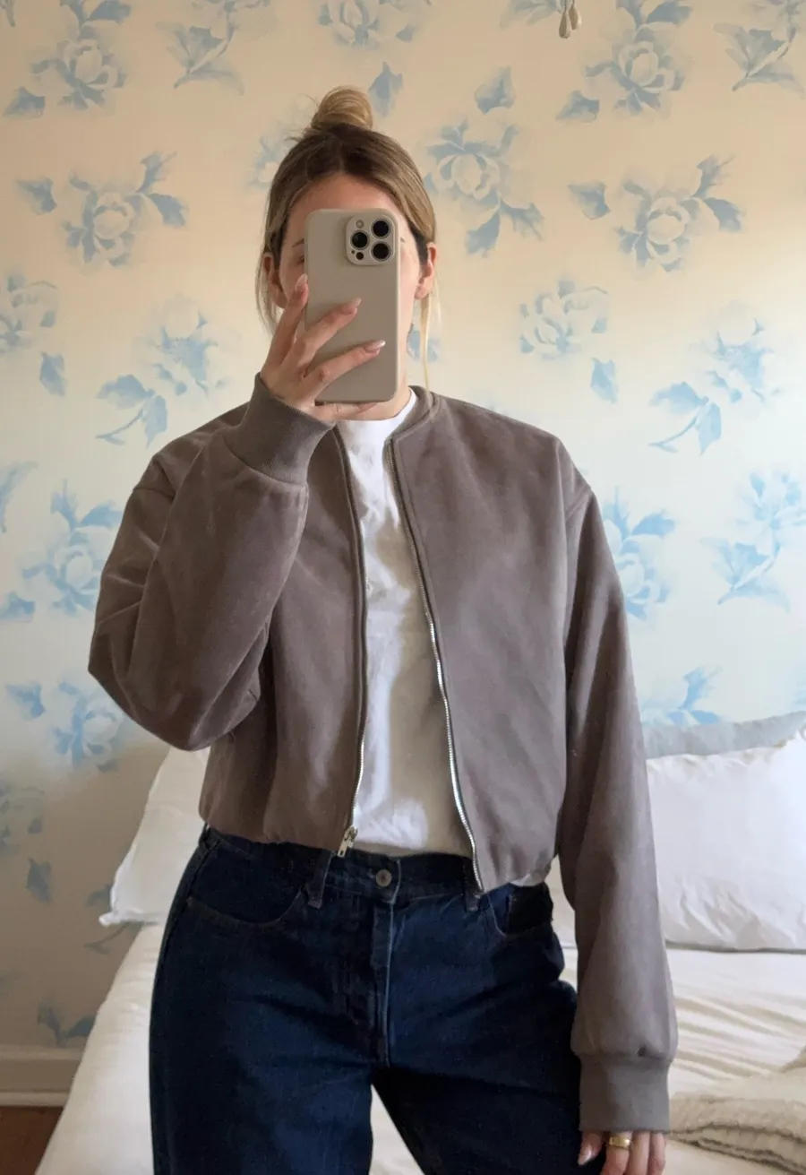 Peppermayo Suede Jacket Grey