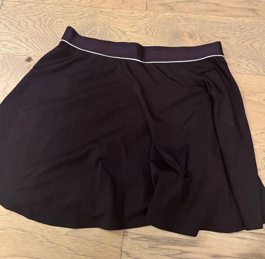 Purple tall dry fit Nike tennis skirt