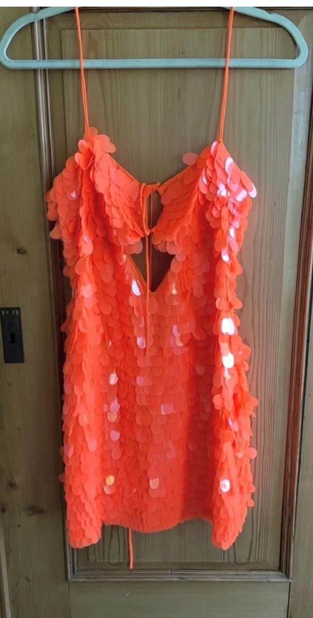 ASOS Sequin Mini Dress in Pink