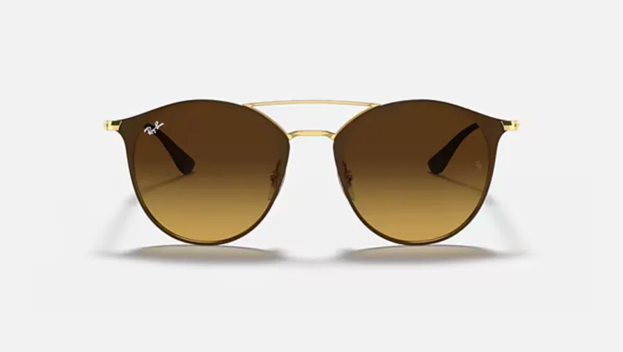 Ray-Ban Black and Gold Sunglasses: RB3546