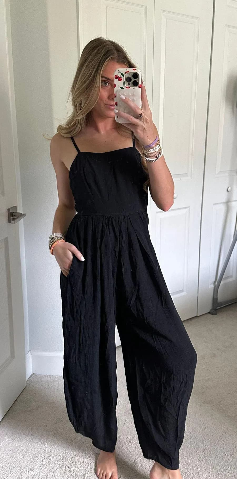 Backless Black Jumpsuit