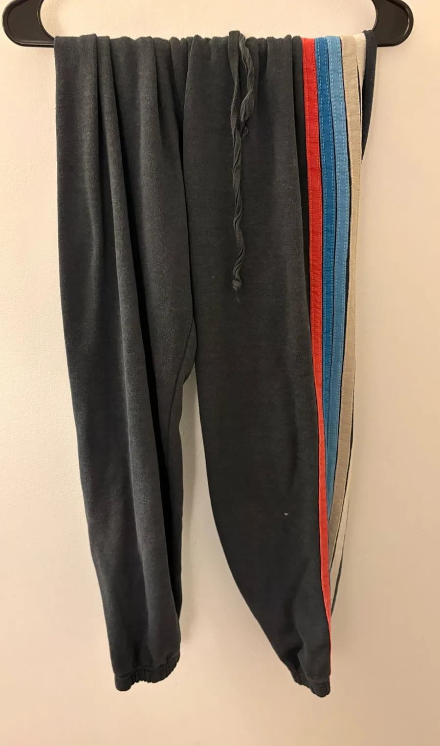 Aviator Nation Sweatpants 5 Stripe Grey